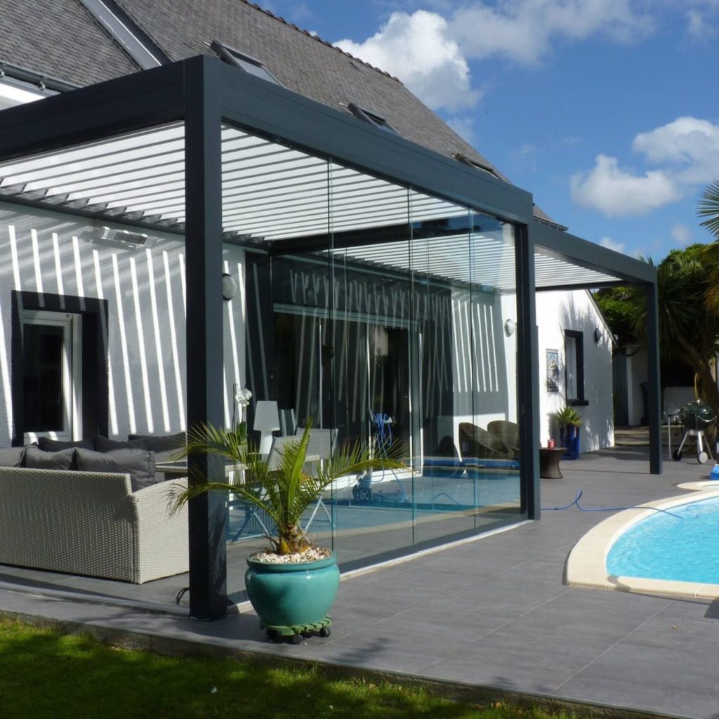 Pergola bioclimatique Concarneau - Pergolas / Store Bannes - Quimper Concarneau
