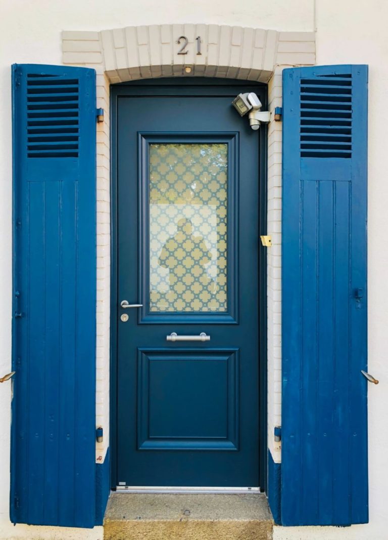 Porte dentree aluminium ATHENA au Guilvinec - Portes d'entrée - Quimper Concarneau