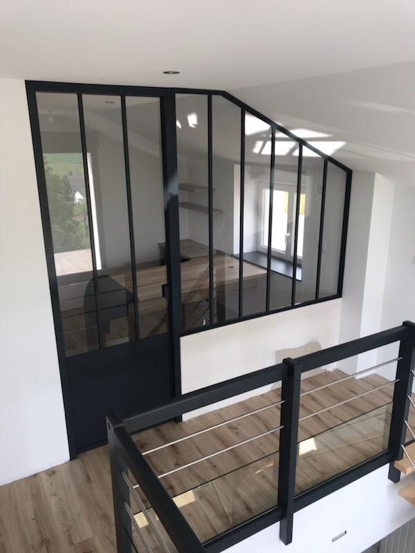 Illustrations portes interieures a Chateaulin - Réalisations - Quimper Concarneau