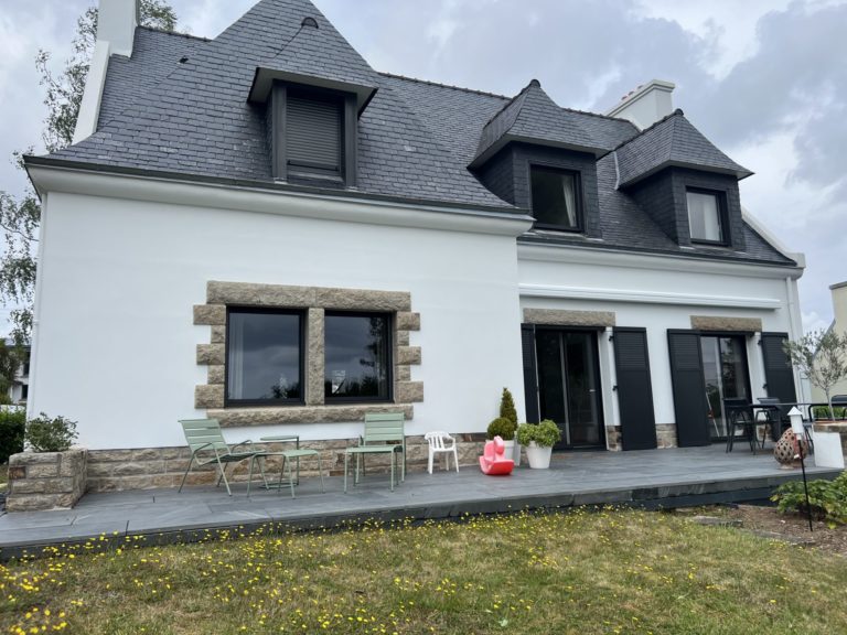 Réalisation menuiserie aluminium et volet battant à Quimper (1)